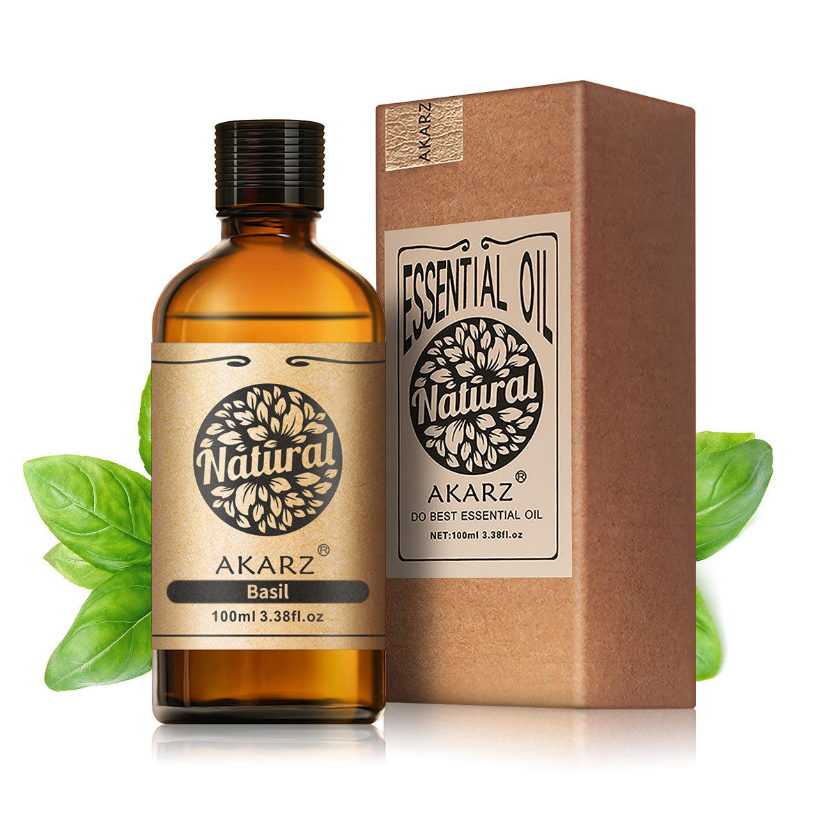 Basil Essential Oil AKARZ Natural And Pure ( 30ML 100ML)