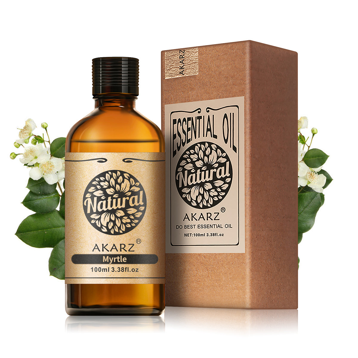 Myrtle Essential Oil AKARZ Natural And Pure (30ML 100ML )