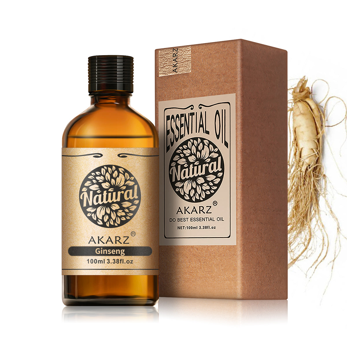 Ginseng Essential Oil AKARZ Natural And Pure (30ML 100ML )