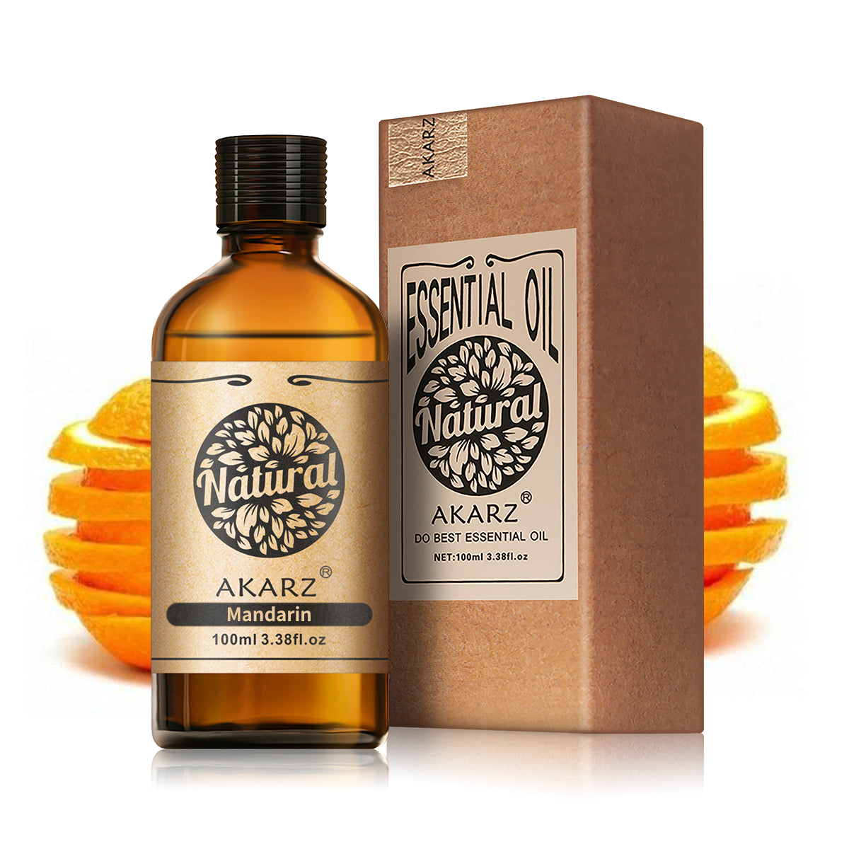 Mandarin Essential Oil AKARZ Natural And Pure (30ML,100ML )