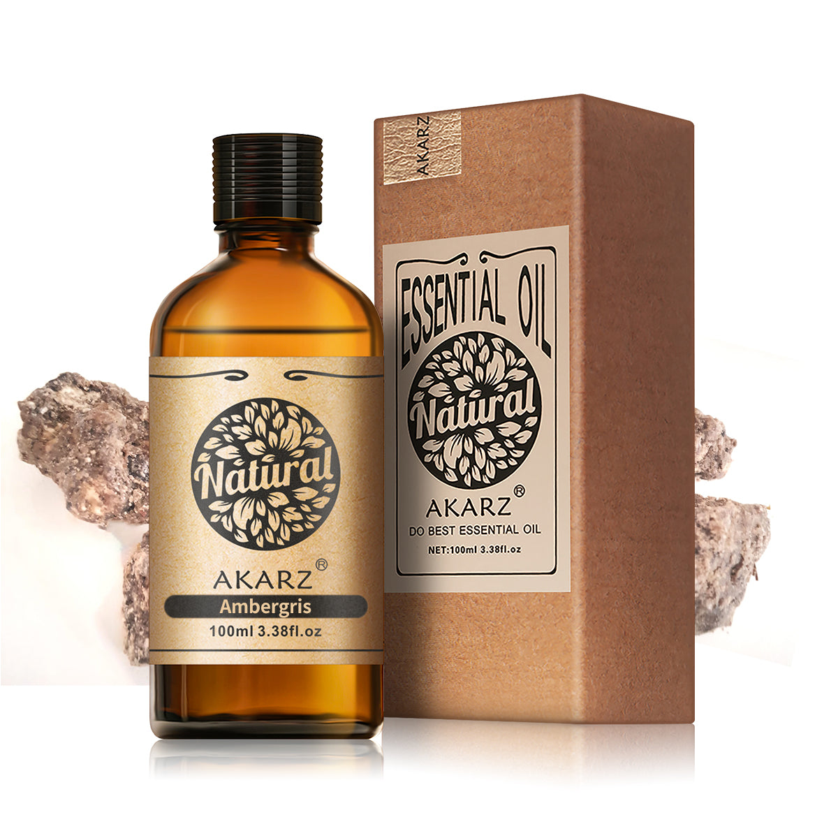 Ambergris Essential Oil AKARZ Natural And Pure ( 30ML  100ML )