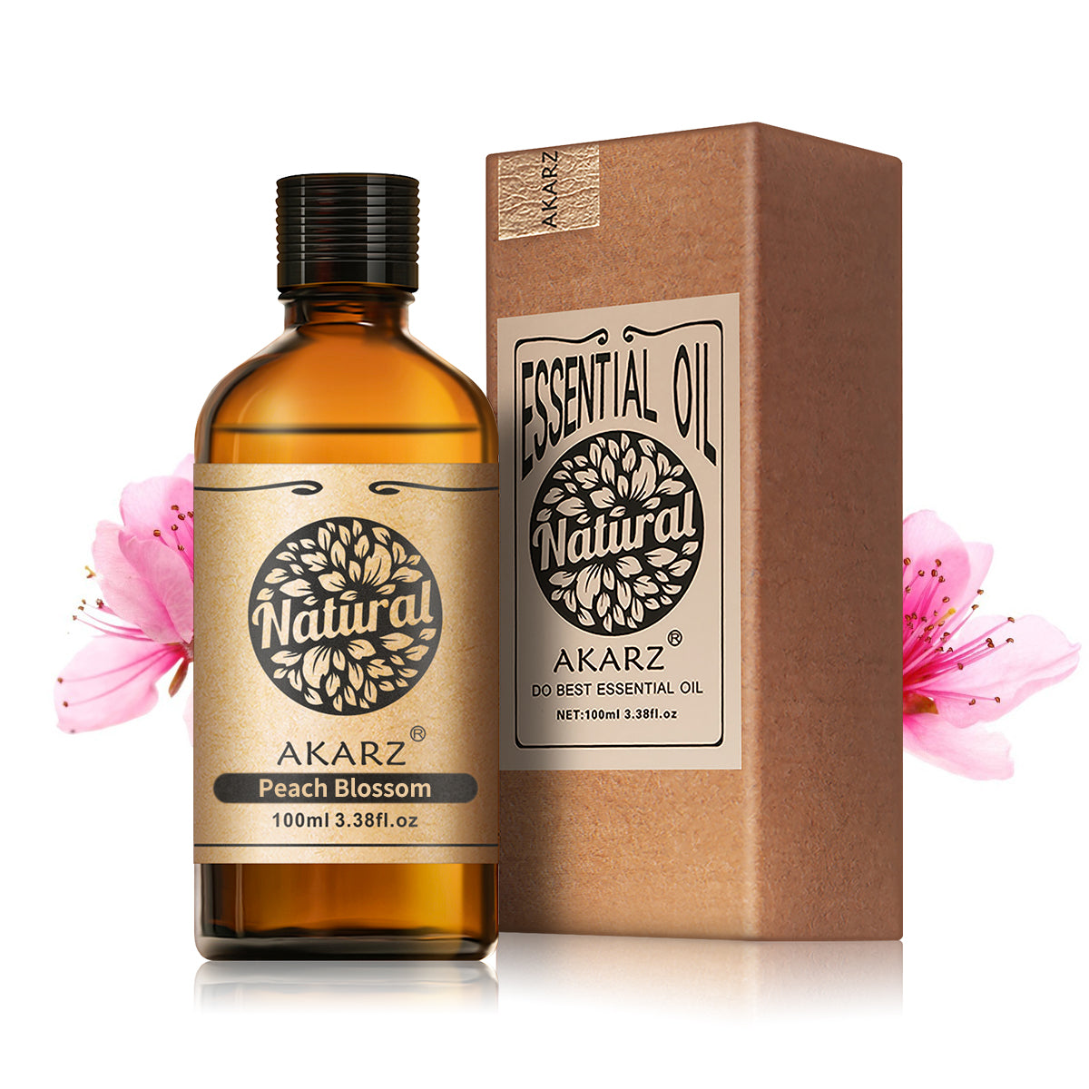 Peach Blossom Essential Oil AKARZ Natural And Pure (30ML,100ML )