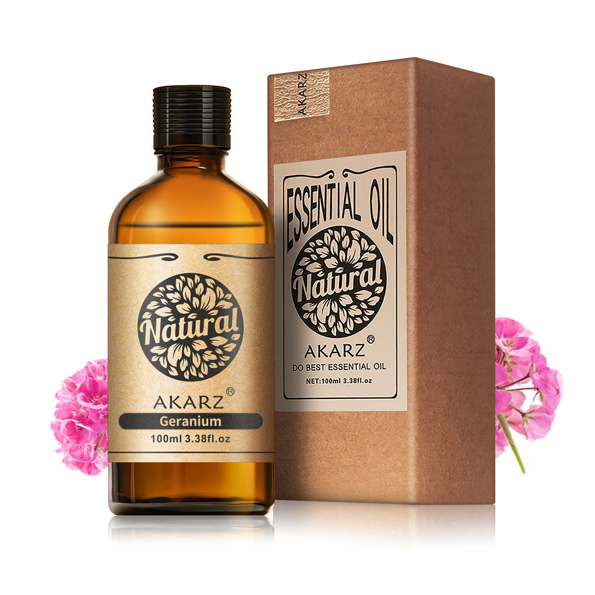 Geranium Essential Oil AKARZ Natural And Pure (30ML 100ML )