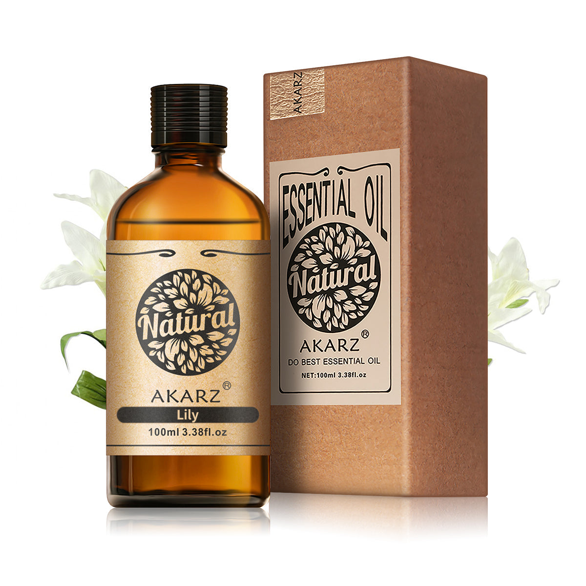 Lily Essential Oil AKARZ Natural And Pure ( 30ML, 100ML )
