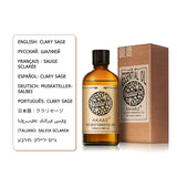Clary Sage Essential Oil AKARZ Natural And Pure ( 30ML 100ML )