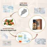 AKARZ DIY Massage Argan Morocco Oil -  Natural Hair Repair, Reduce Dandruff & Wrinkles - Supple Skin & Radiant Glow