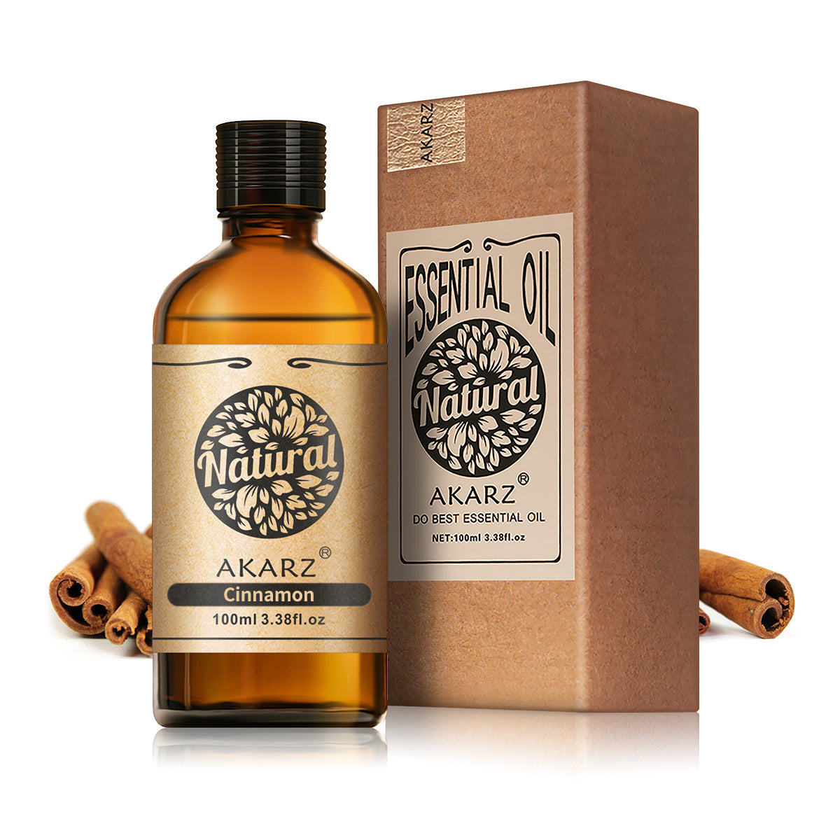 Cinnamon Essential Oil AKARZ Natural And Pure ( 30ML 100ML )