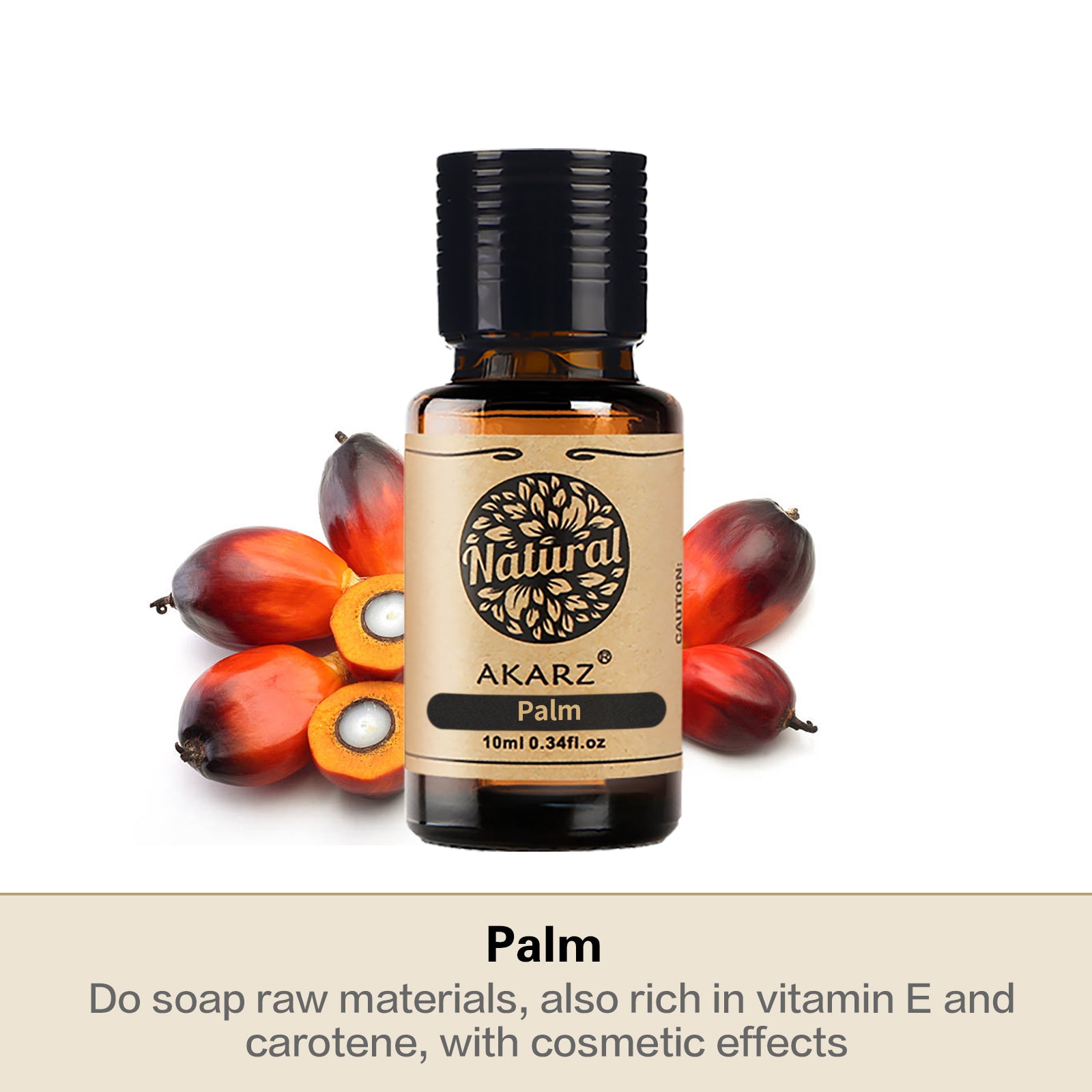 AKARZ Natural Palm Carrier Oil - Soap Raw Material w/ Vitamin E & Carotene – Indonesia