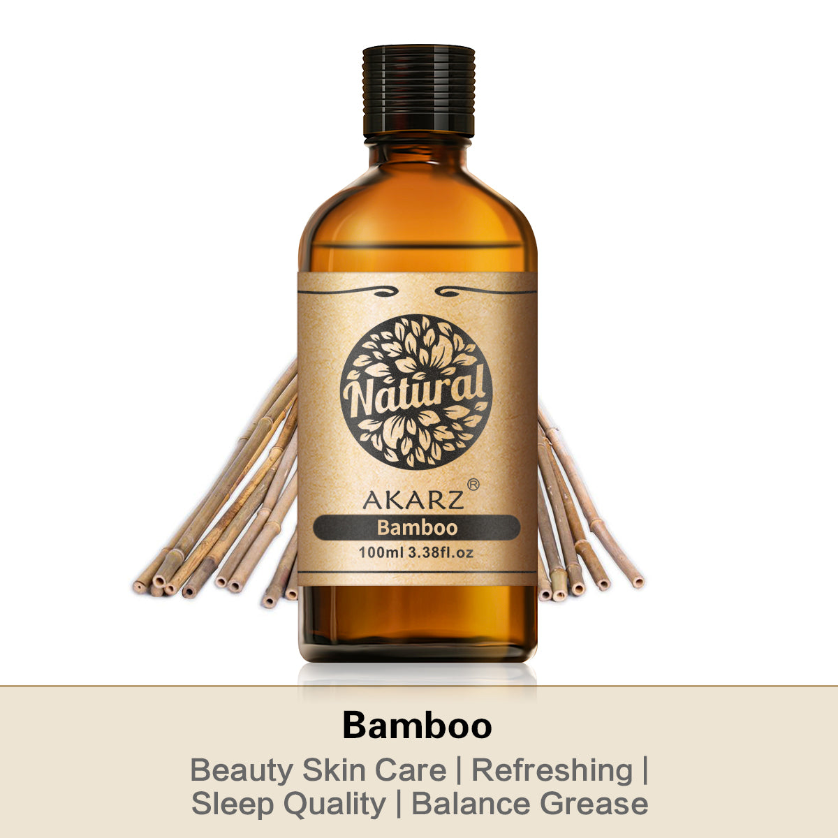 Bamboo Essential Oil AKARZ Natural And Pure ( 30ML 100ML )