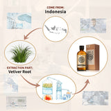 AKARZ Vetiver Essential Oil Natural And Pure ( 30ML 100ML)