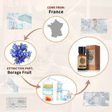 AKARZ DIY Massage Aroma Borage Oil - Repair Healthy Skin Base Carrier Oil - Relieve Dermatitis Symptoms - Elastic & Radiant Skin – France
