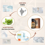 AKARZ Natural Aloe Oil - Skin Whitening, Oil Control, Anti-Ageing - Moisturizing Carrier Oil for All Skin Types, India