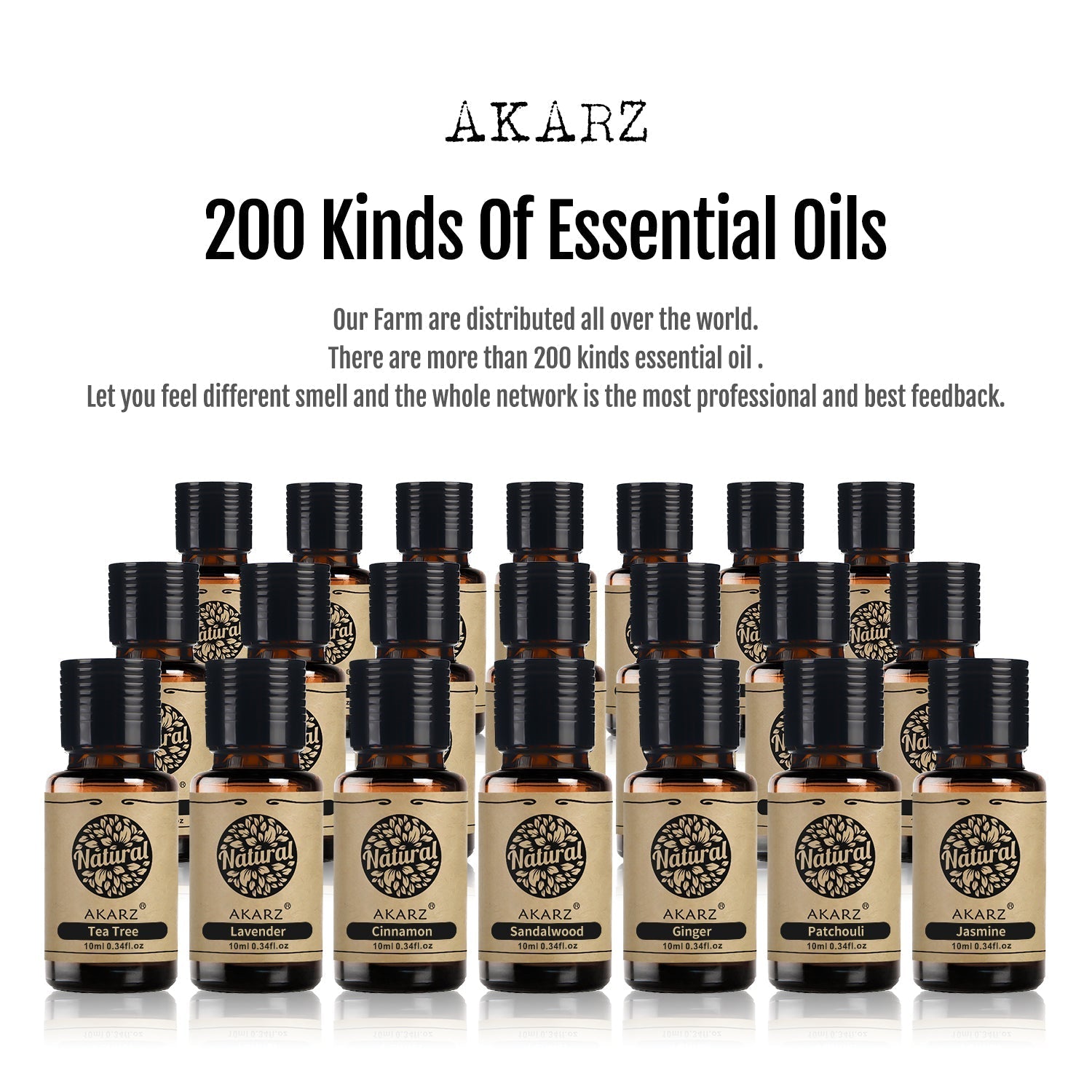Vanilla Essential Oil AKARZ Natural And Pure (30ML,100ML )