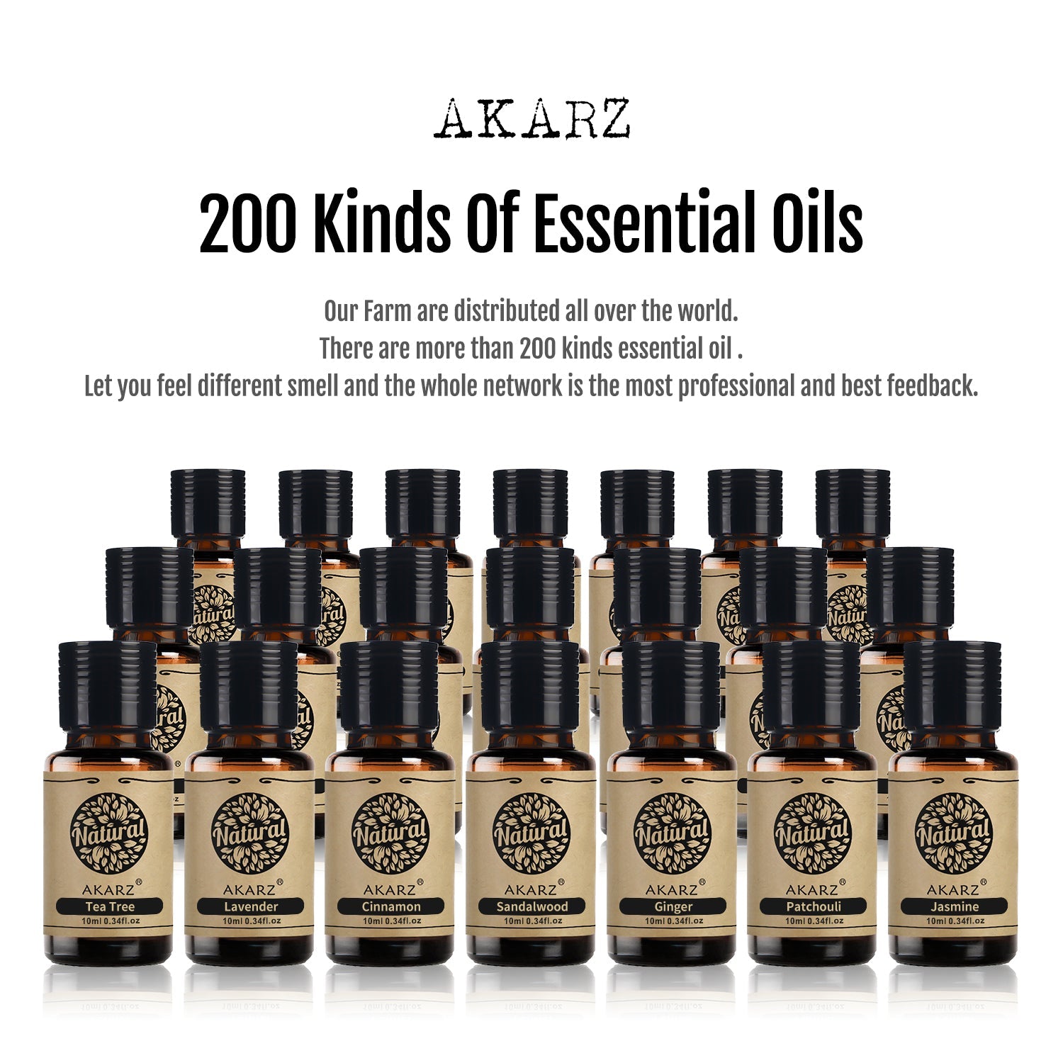 Almond Essential Oil AKARZ Natural And Pure ( 30ML 100ML )