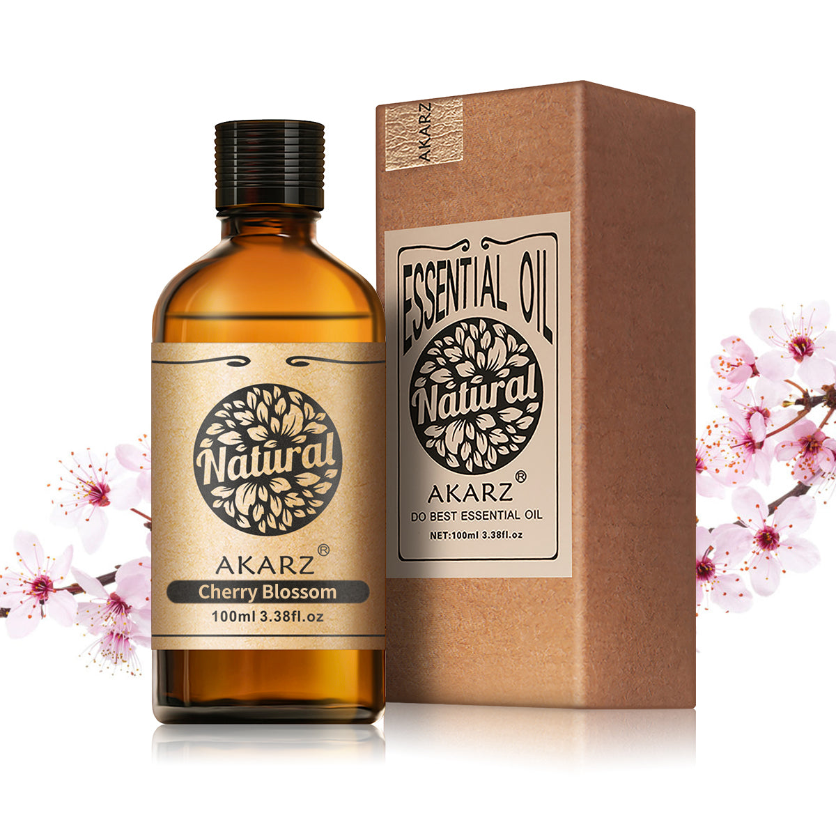 Cherry Blossom Essential Oil AKARZ Natural And Pure (30ML 100ML )