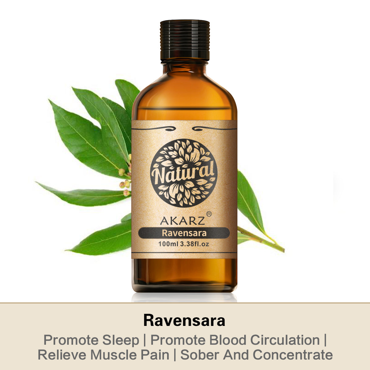 Ravensara Essential Oil AKARZ Natural And Pure ( 30ML 100ML)