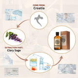 Clary Sage Essential Oil AKARZ Natural And Pure ( 30ML 100ML )