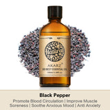 Black Pepper Essential Oil AKARZ Natural And Pure (30ML,100ML )