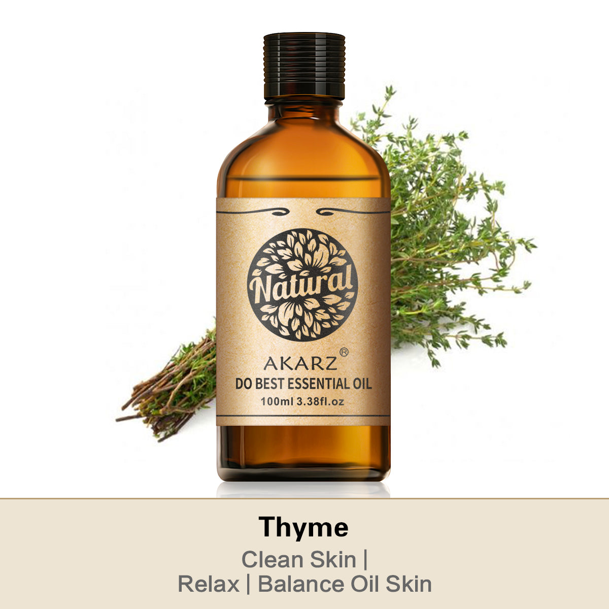 Thyme Essential Oil AKARZ Natural And Pure  ( 30ML 100ML )