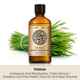 AKARZ Vetiver Essential Oil Natural And Pure ( 30ML 100ML)
