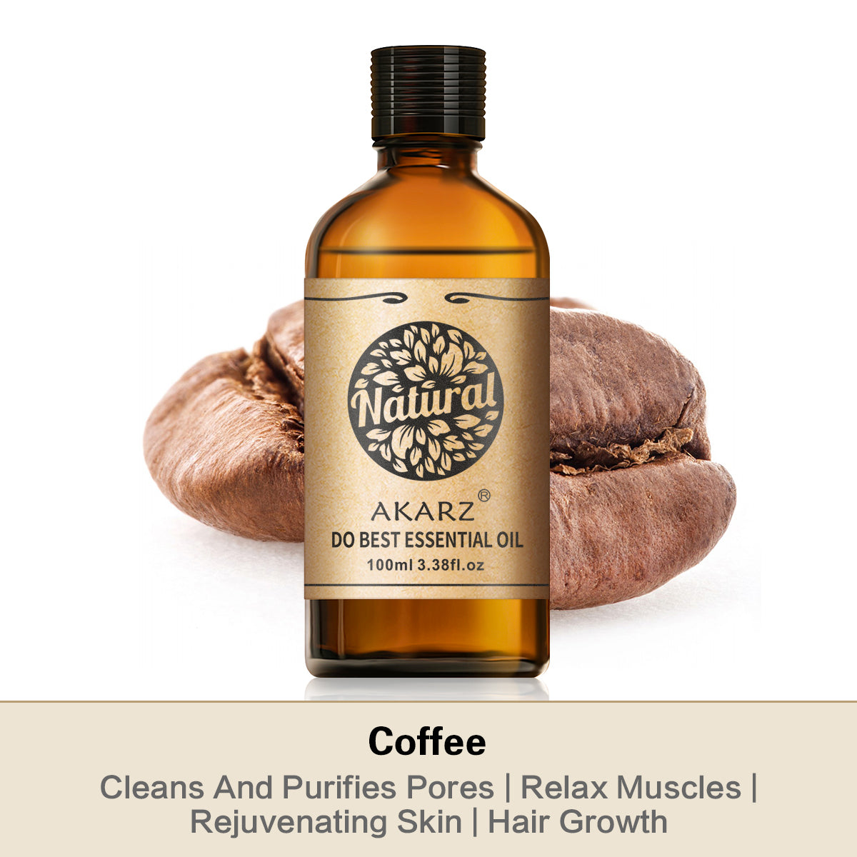Coffee Essential Oil AKARZ Natural And Pure (30ML 100ML )