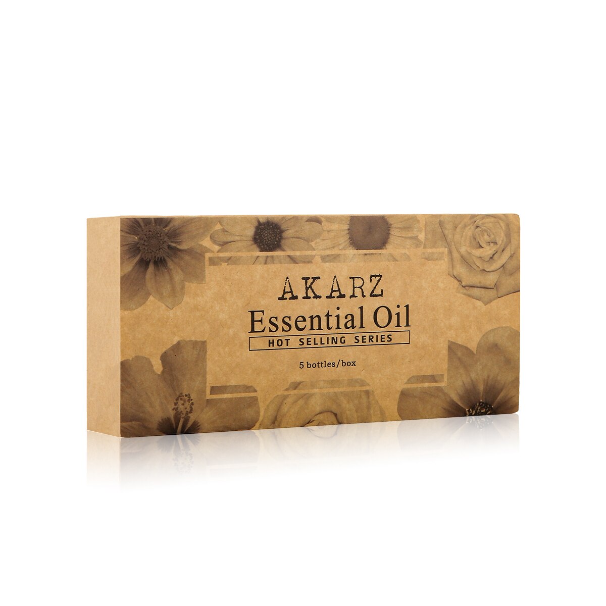 AKARZ Hots Serie 5 Musk,Sandalwood,Lavender,Jasmine,Rose Essential Oil 10ml*5