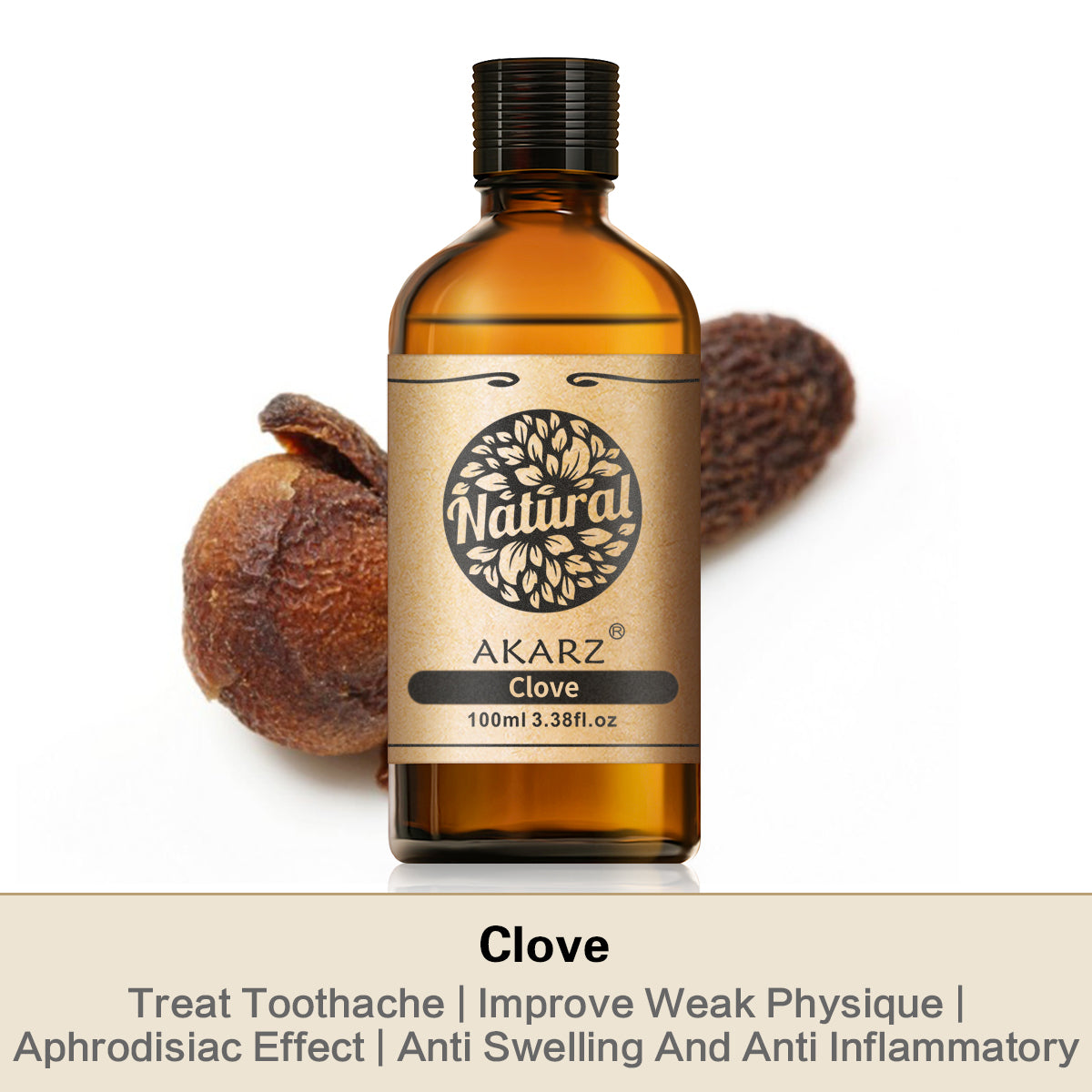 Clove Essential Oil AKARZ Natural And Pure (30ML 100ML )