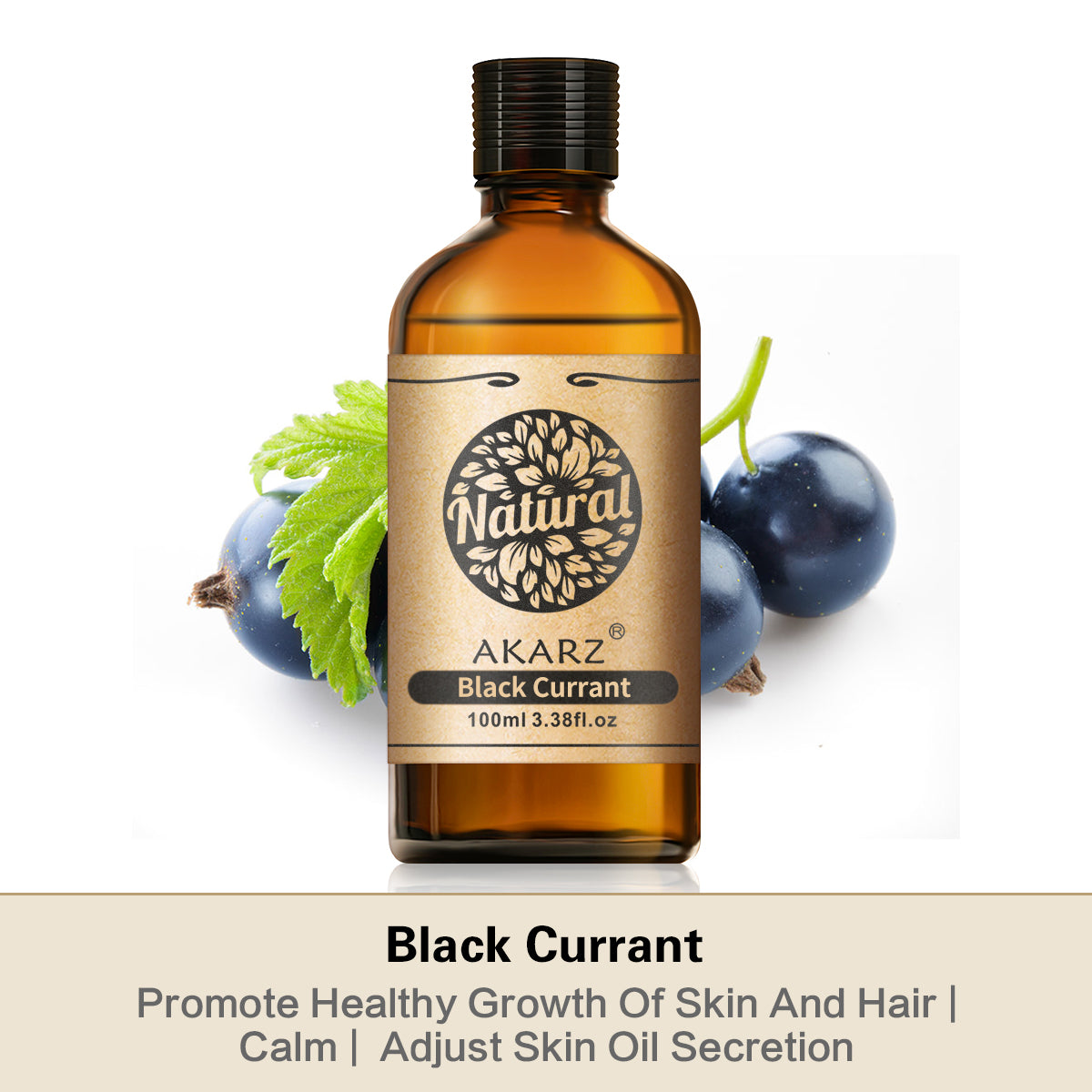 Black Currant Essential Oil AKARZ Natural And Pure ( 30ML 100ML )