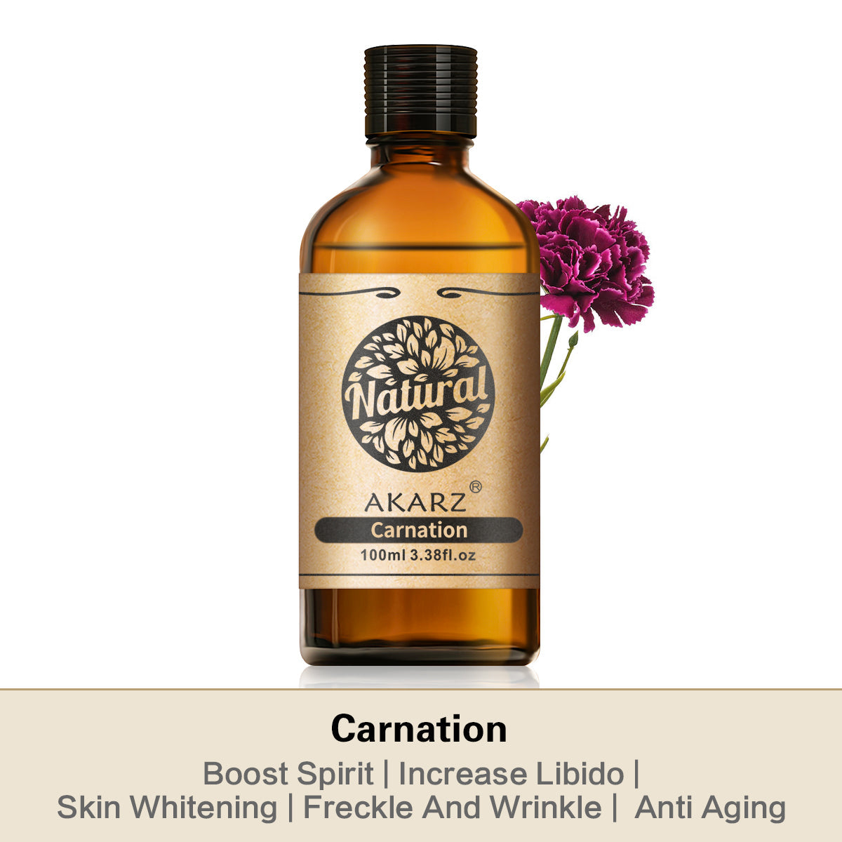 Carnation Essential Oil AKARZ Natural And Pure (30ML 100ML )