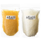 AKARZ Pure Beeswax Pellets - Premium White and Yellow Natural Wax for DIY Crafts