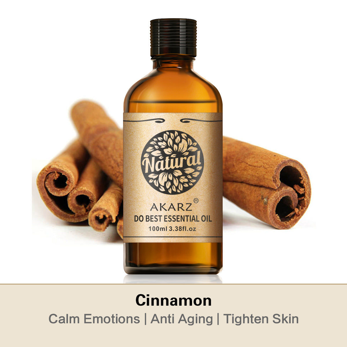 Cinnamon Essential Oil AKARZ Natural And Pure ( 30ML 100ML )