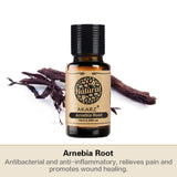 AKARZ Therapeutic Aroma Arnebia Root Oil for DIY Massage - Natural Acne Treatment, Oil Control, Antibacterial & Anti-inflammatory