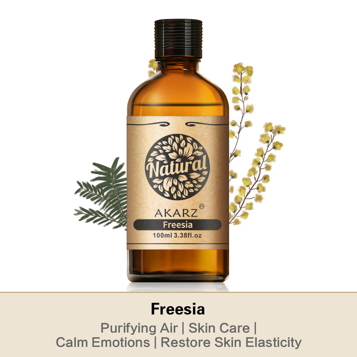 AKARZ Gardenia Essential Oil Natural Relax Nerve Moisturizing and