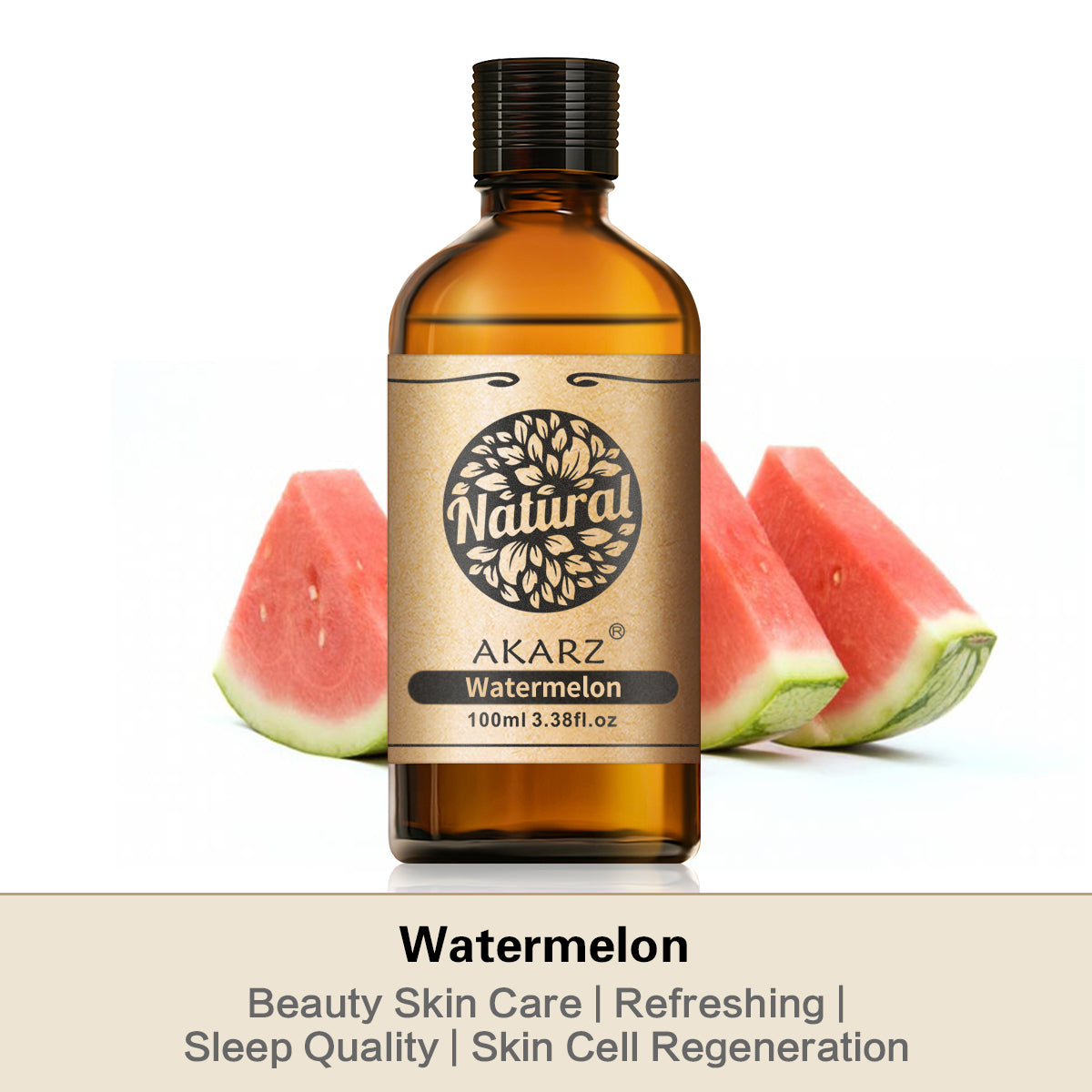 AKARZ natural Watermelon essential oil aromatic for aromatherapy diffusers  body skin care aroma Watermelon oil