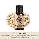 AKARZ DIY Massage Macadamia Nut Oil Australia for Anti-aging, Skin Metabolism & UV Protection