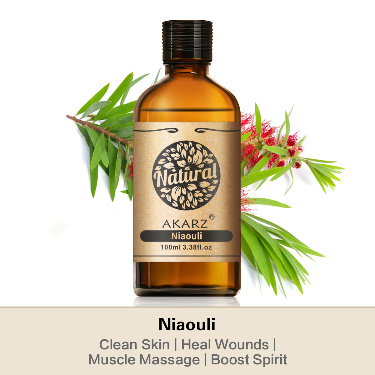 Niaouli Essential Oil AKARZ Natural And Pure (30ML 100ML )