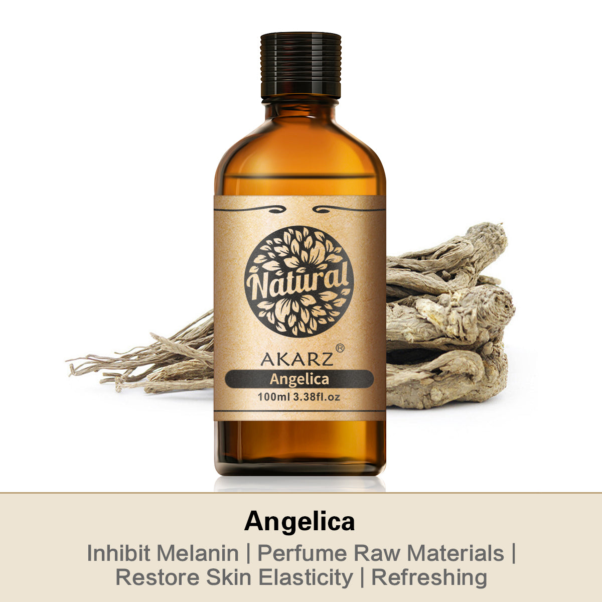 Angelica Essential Oil AKARZ Natural And Pure ( 30ML 100ML)
