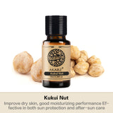 AKARZ DIY Massage Kukui Nut Oil for Improved Dry Skin - 100% Natural and Effective - Made in The United States