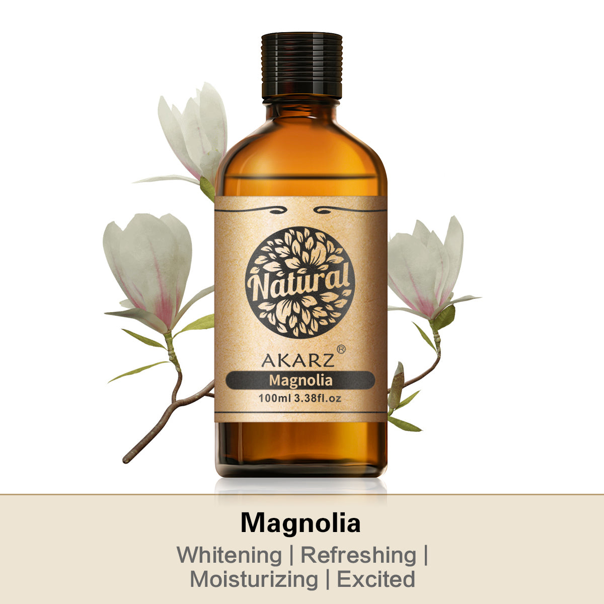 Magnolia Essential Oil AKARZ Natural And Pure (30ML 100ML )