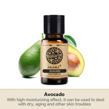 AKARZ Avocado Carrier Oil - High-Quality Body & Face Care - Moisturizing, Anti-Aging, and Skin Repair Properties - Imported from Brazil