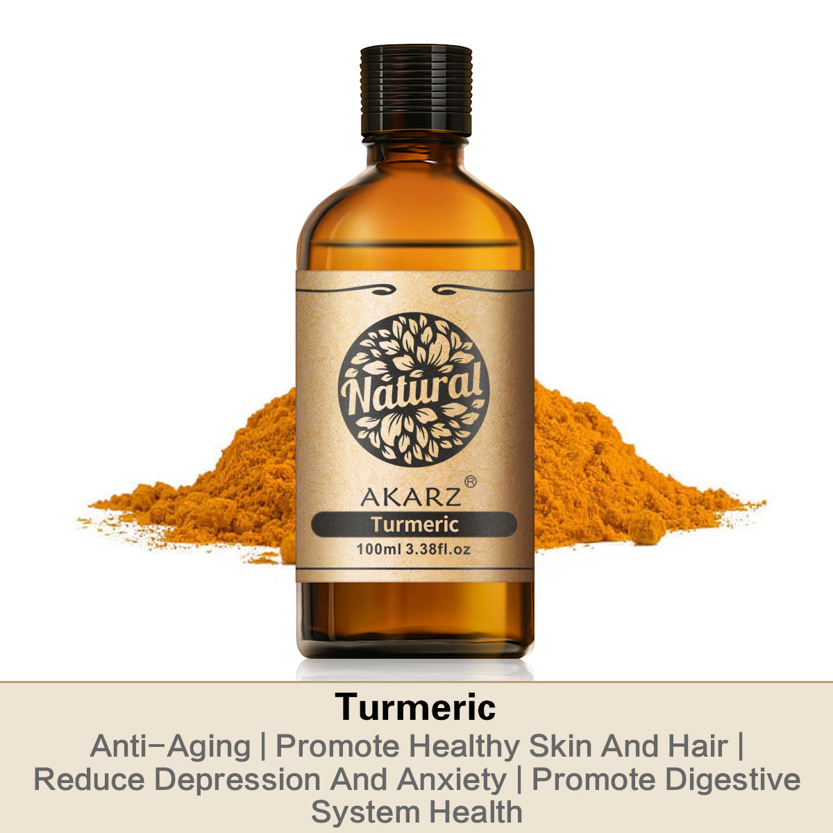 Turmeric Essential Oil AKARZ Natural And Pure ( 30ML,100ML )