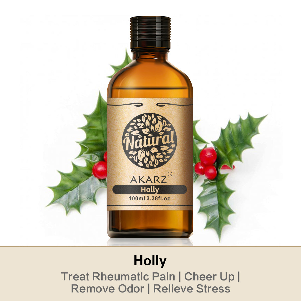 Holly Essential Oil AKARZ Natural And Pure (30ML 100ML )