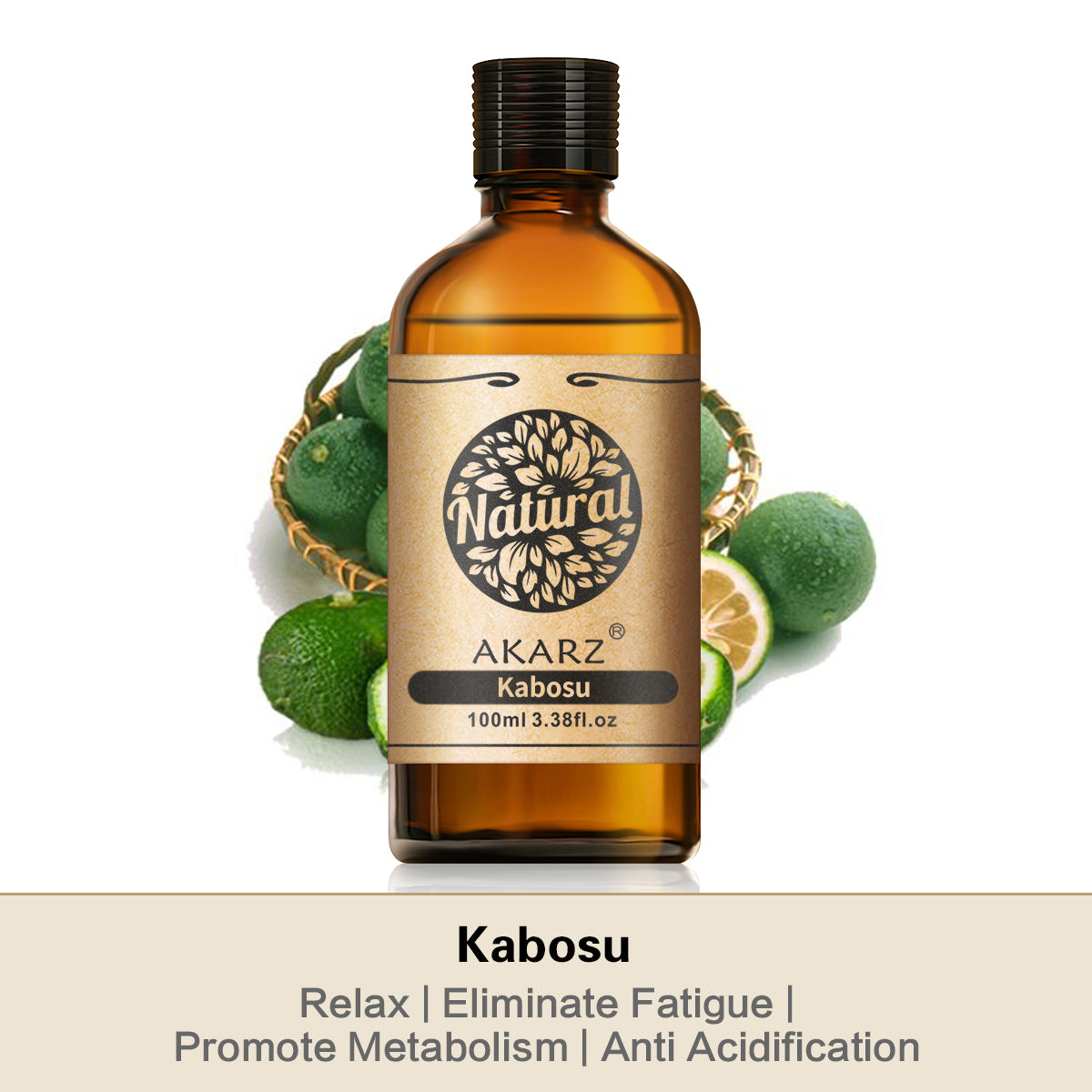 Kabosu Essential Oil AKARZ Natural And Pure ( 30ML 100ML )