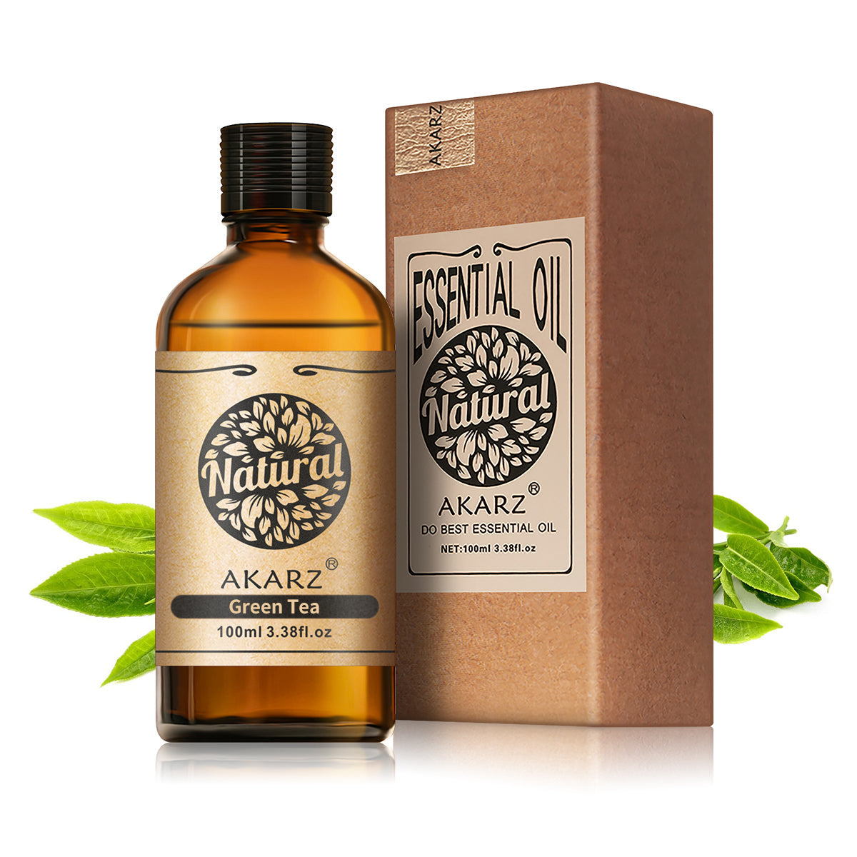 Green Tea Essential Oil AKARZ Natural And Pure ( 30ML 100ML )