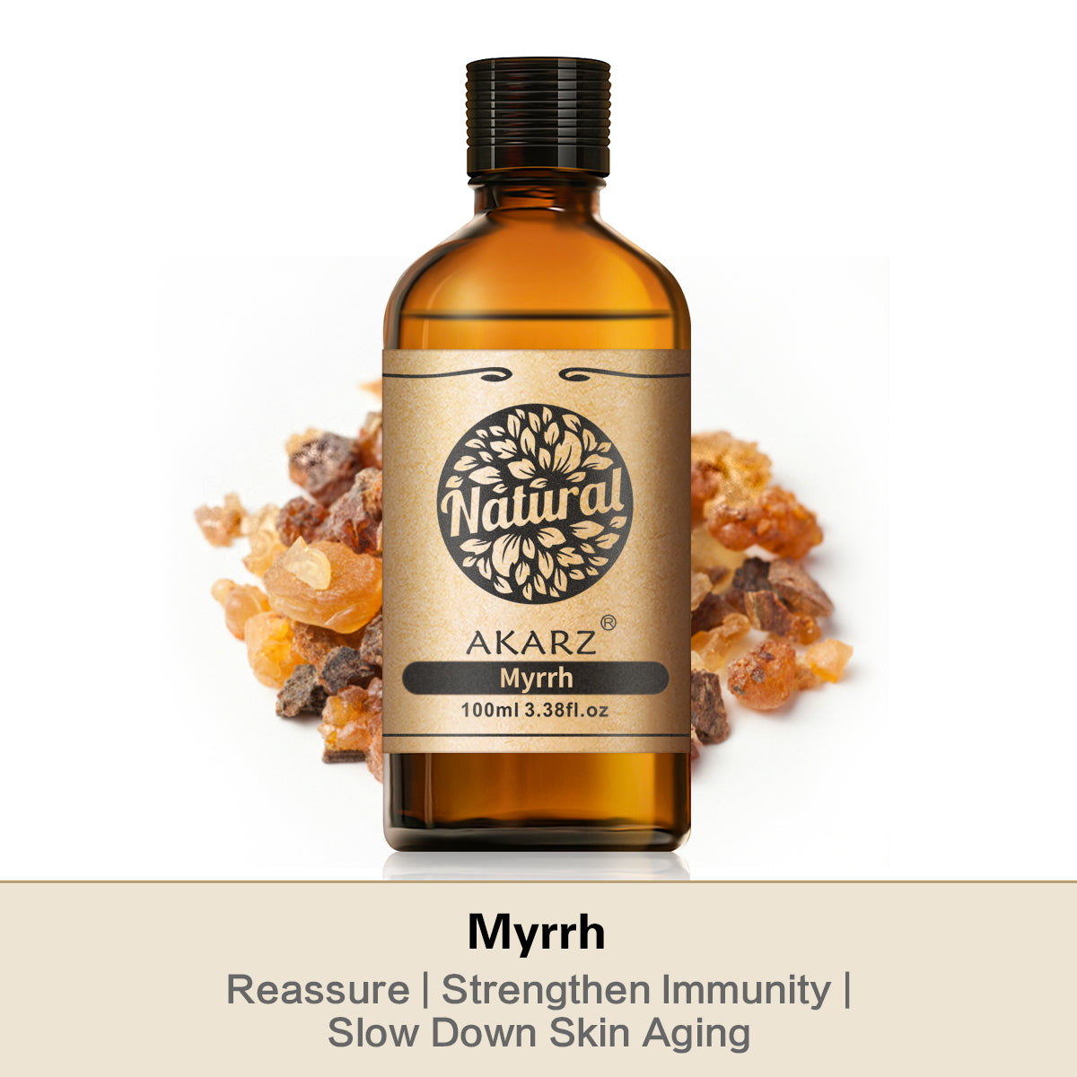 Myrrh Essential Oil AKARZ Natural And Pure (30ML 100ML )