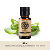 AKARZ Natural Aloe Oil - Skin Whitening, Oil Control, Anti-Ageing - Moisturizing Carrier Oil for All Skin Types, India
