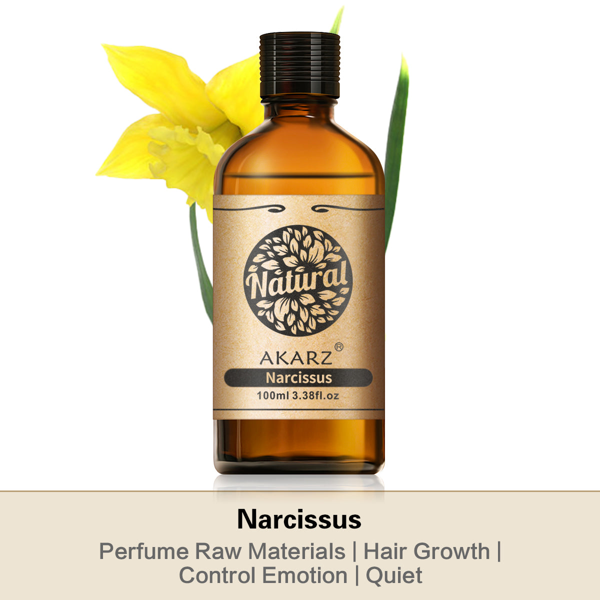 Narcissus Essential Oil AKARZ Natural And Pure ( 30ML 100ML )